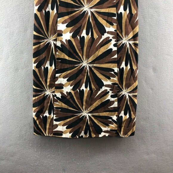 Boden Floral Burst Retro Weekend Shift Dress US 4 UK 8 Cotton Abstract Artsy Lux - Picture 6 of 11